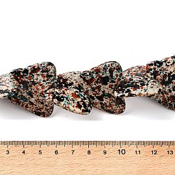 Spray Printed Synthetic Turquoise Beads Strands&nbsp;TURQ-P002-04A-02