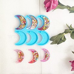 Moon DIY Pendant Silicone Molds&nbsp;DIY-G062-C01