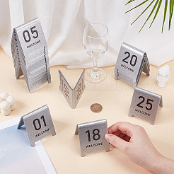 25Pcs Acrylic Table Place Cards&nbsp;AJEW-WH0485-26A