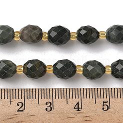 Natural Green Wood Lace Stone Wooden Jasper Beads Strands&nbsp;G-F809-A30-01