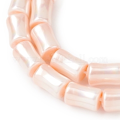 Electroplate Opaque Glass Imitation Pearl Beads Strands&nbsp;EGLA-H113-07A