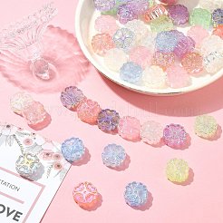 50Pcs Opaque Acrylic Beads&nbsp;OACR-CJ0002-24
