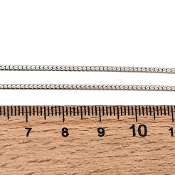 男女兼用 12mm 304ステンレススチール製フラットチェーンネックレス 1.5個  変色なし  ステンレス鋼色  17.72インチ（45cm）&nbsp;NJEW-H093-14P
