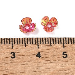 UV Plating Opaque Acrylic Bead Cap&nbsp;OACR-K001-39B