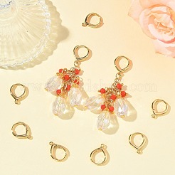 SHEGRACE Brass Hoop Earrings Findings&nbsp;XGR0158G-94G