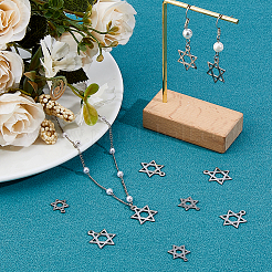 200Pcs 3 Styles 201 Stainless Steel Pendants&nbsp;STAS-HS0001-48