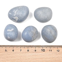 天然エンジェライトビーズ  タンブルストーン  ナゲット  穴なし/ドリルなし  花瓶フィラーの宝石  20~35x22~40x14~27mm&nbsp;GG-CBAD0F6-B01-01