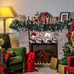 4Pcs Cloth Christmas Stockings Sets&nbsp;JX066A