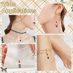 20Pcs 5 Styles Alloy Enamel Pendants&nbsp;ENAM-YW0009-36