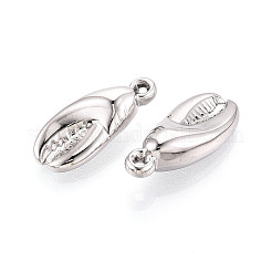 304ステンレススチールのカニ爪ペンダント  ステンレス鋼色  20x9x6mm  穴：1mm&nbsp;STAS-T069-01P