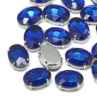 Sew on Rhinestone&nbsp;RGLA-T091-6x8mm-11P-1