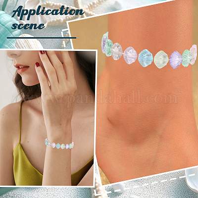 500Pcs Transparent Plastic Beads&nbsp;KY-PA0001-02-1