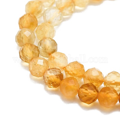 Heated Natural Citrine Beads Strands&nbsp;G-P457-A03-22-1