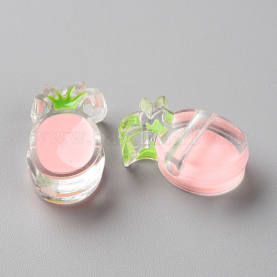 Transparent Enamel Acrylic Beads&nbsp;TACR-S155-002E-1