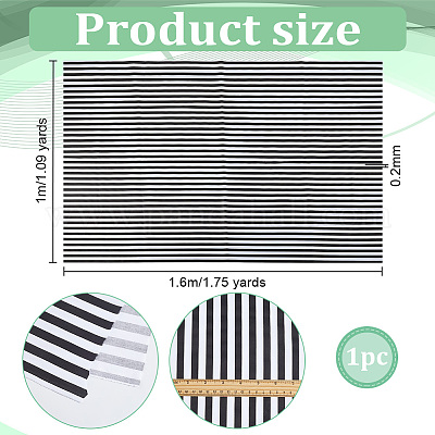 Cotton Fabric with Strip Pattern&nbsp;DIY-PH0037-96F-1