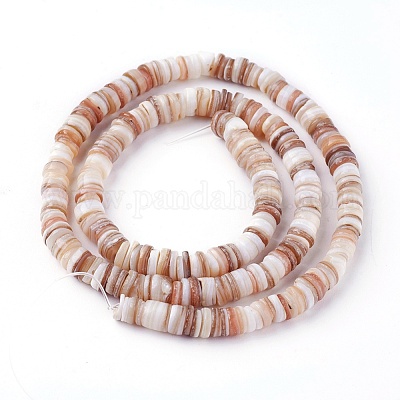 Shell Beads Strands&nbsp;SSHEL-E571-49D-1