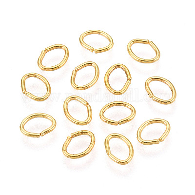 Iron Open Jump Rings&nbsp;IFIN-WH0051-74A-G-1