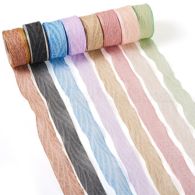 Polyester Crumpled Ribbon&nbsp;OCOR-TAC0035-12E-1