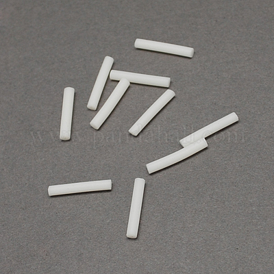 プラスチック製ピアスキャッチ  ピアスバックキャッチ  ホワイト  12~16x2x2mm  穴：0.5mm  約5000個/袋&nbsp;FIND-R008-2x12mm-1