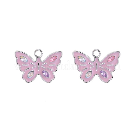 Alloy Rhinestone Pendants&nbsp;PW-WG23D18-04-1