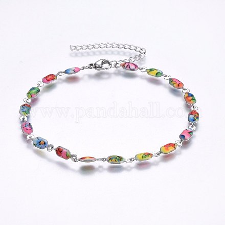 ステンレススチール リンクブレスレット 約20mm幅 San martin juilee-ステンレス鋼の時計のブレスレット,湾曲したエンド