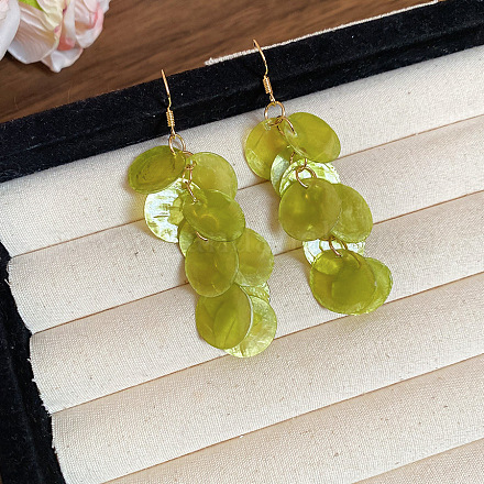 Shell Dangle Earrings&nbsp;FS-WGED06D-13-1