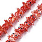 Handmade Bumpy Lampwork Beads Strands, Octopus, Red, 15~20x22~24x22~24mm, Hole: 1.6mm, about 30pcs/strand, 17.72 inch~21.65 inch(45~55cm)