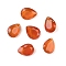 Natural Carnelian(Dyed & Heated) Cabochons, Teardrop, Faceted, Dyed and Heated, 8x6x3.5mm