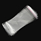 OPP Cellophane Bags, Rectangle, Clear, 17x7cm, Hole: 7mm, Unilateral Thickness: 0.035mm, Inner Measure: 115x70mm