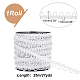 Polyester Braid Trims with Elastic Button Loops&nbsp;OCOR-WH0071-039B-2
