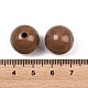 不透明なアクリルビーズ  ラウンド  キャメル  16x15mm  穴：2.8mm  約220個/500g&nbsp;MACR-S370-C16mm-A17-3