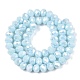 Electroplate Glass Beads Strands&nbsp;EGLA-A044-P8mm-B06-3