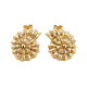 Shell Shape Brass Stud Earrings&nbsp;X-EJEW-Q811-25G-2