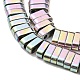 Electroplated Non-magnetic Synthetic Hematite Beads Strands&nbsp;G-C106-B02-04A-3