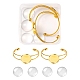 DIY Blank Dome Bangle Making Kit&nbsp;DIY-FS0003-50G-1