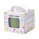 色付きジュートコード  ジュートストリング  ジュートより糸  ジュエリー作りのための  黄緑  2mm  109.36ヤード/ロール（100メートル/ロール）&nbsp;OCOR-JP0001-2mm-001-5