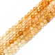 Heated Natural Citrine Beads Strands&nbsp;G-P457-A03-22-1