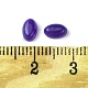 天然石ホワイトジェイドカボション  オーバル  染め  モーブ  6x4x2~2.5mm&nbsp;G-A094-01A-23-3