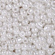 ガラスシードビーズ  セイロン  ラウンド  ホワイト  6/0  4mm  穴：1.5mm  約4500個/ポンド&nbsp;SEED-A011-4mm-141-2
