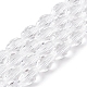 Transparent Glass Beads Strands&nbsp;EGLA-A037-T6x8mm-D01-1