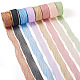 Polyester Crumpled Ribbon&nbsp;OCOR-TAC0035-12E-3
