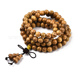 4-Loop Wrap Style Buddhist Jewelry&nbsp;WOOD-N010-021