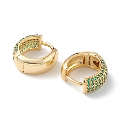 Cubic Zirconia Hoop Earrings&nbsp;EJEW-M216-01A