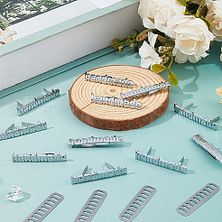 16Pcs Iron Bag Label Decorative Buckles&nbsp;IFIN-FH0011-96A-P