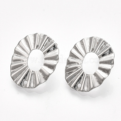 Non-Tarnish 304 Stainless Steel Stud Earring Findings&nbsp;STAS-S079-46B