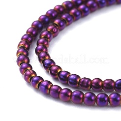 Electroplate Glass Beads Strands&nbsp;EGLA-K014-A-FP03
