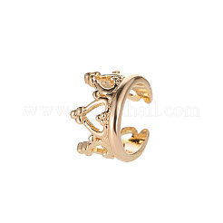 合金カフのピアス  クラウン  ゴールドカラー  12mm&nbsp;WG3EF20-01