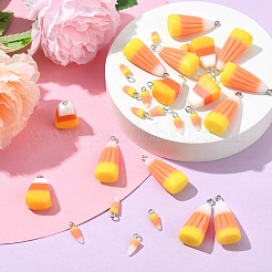 20Pcs Halloween Opaque Resin Pendants&nbsp;RESI-YW0002-08