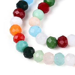 Opaque Solid Color Glass Beads Strands&nbsp;EGLA-A034-P4mm-DM