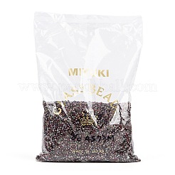 MIYUKIラウンドロカイユビーズ  日本製シードビーズ  （rr4573)マジックワイン  8/0  3mm  穴：1mm  約19000~20500個/ポンド&nbsp;SEED-G008-RR4573